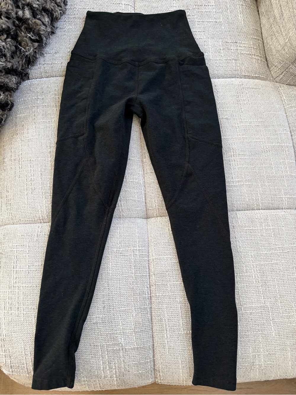 Beyond Yoga Black High-Rise Leggings black size xs